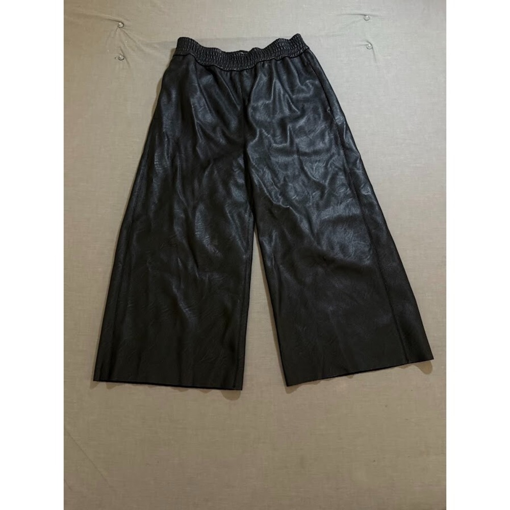 Skin Free Skin Stella McCartney Pants Womens 30 Black Chino Wide Leg 30X21‎ Y2K.
